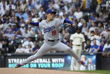 ジャイアンツ戦に先発した山本由伸（ロイター）