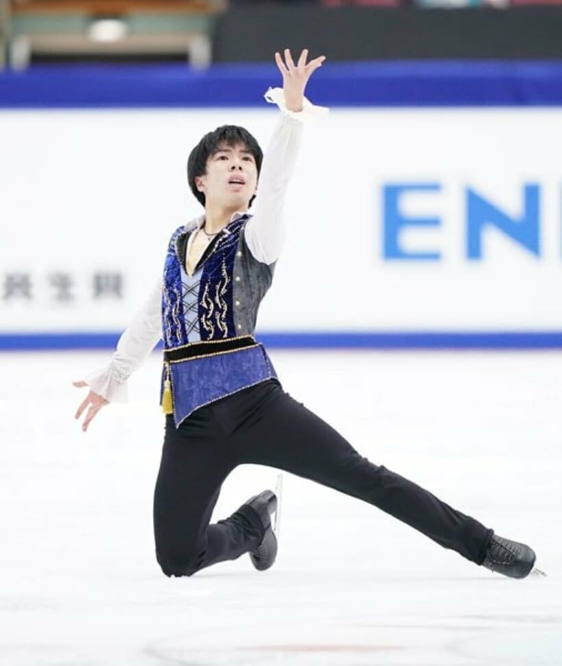  全日本選手権に出場していた佐藤駿（代表撮影）