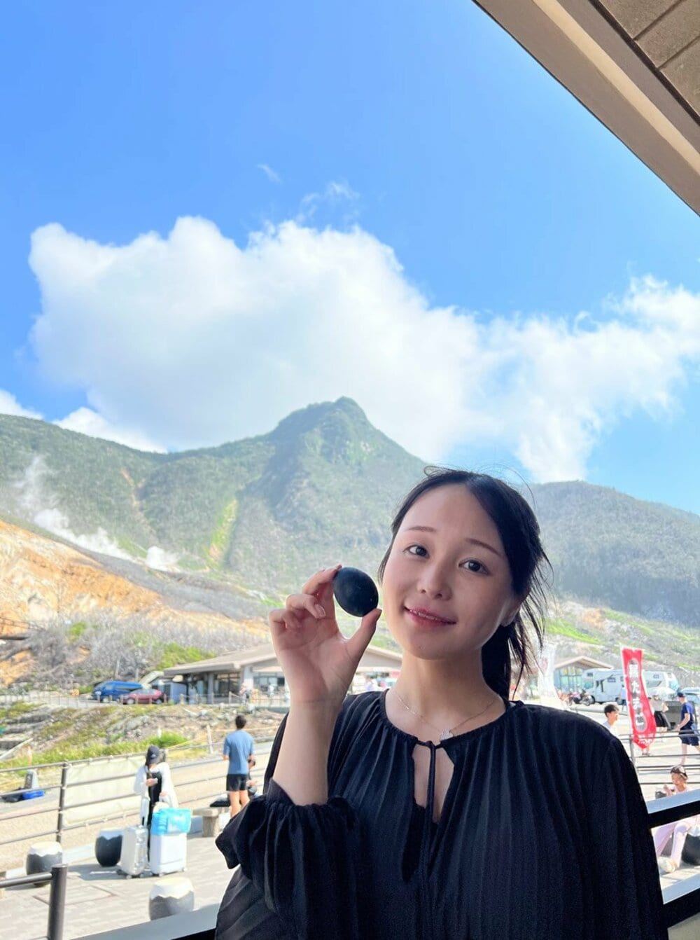 今回は箱根に行ってきました(大涌谷にて)