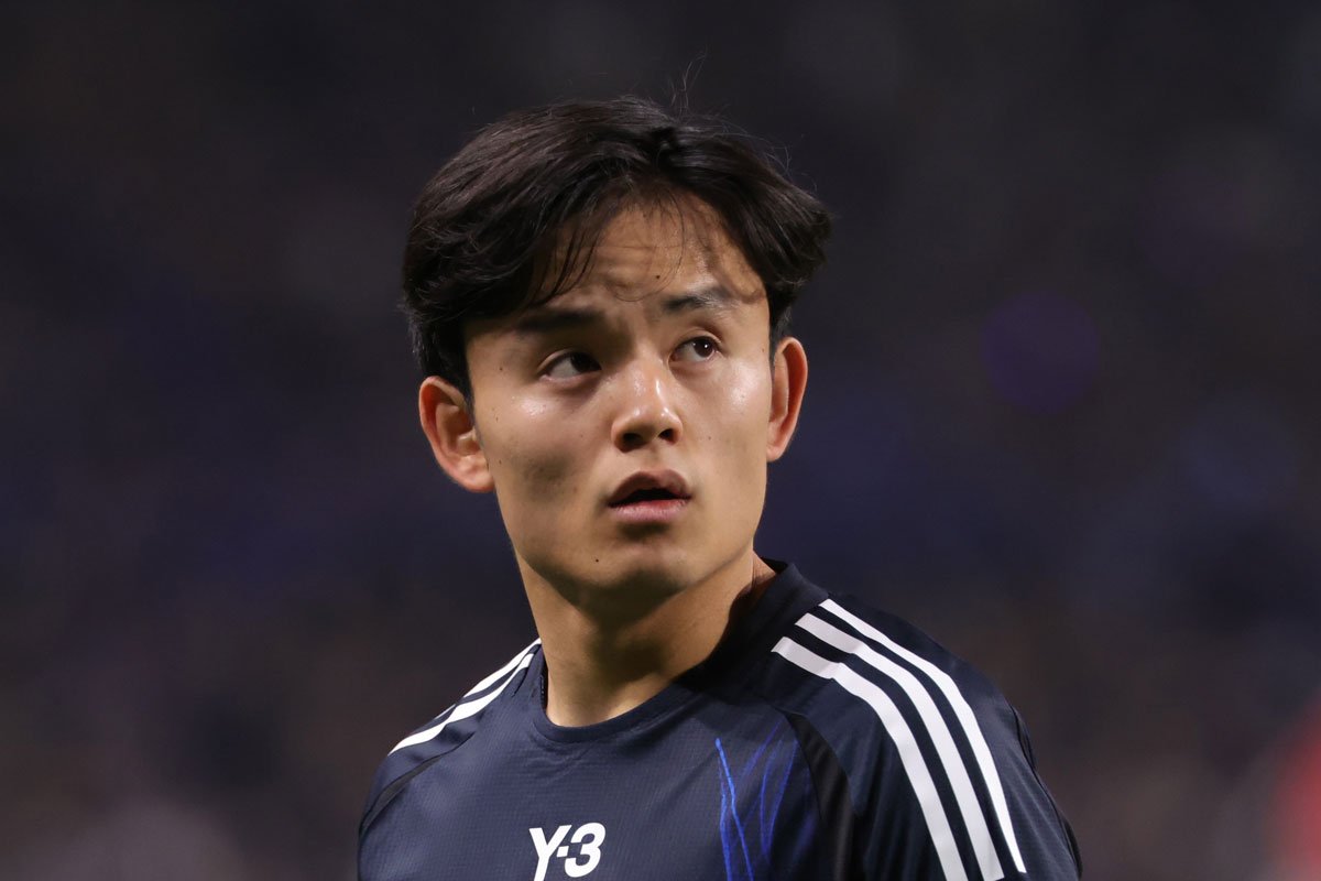 久保建英が〝口論〟ビニシウスに倒されてPK主張にレアルDFが非難