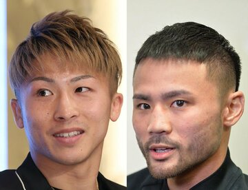  井上尚弥(左)と比嘉大吾