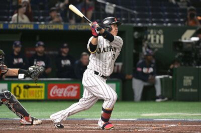 写真：【プレミア12】坂倉将吾が同点適時打「一発で仕留められて
