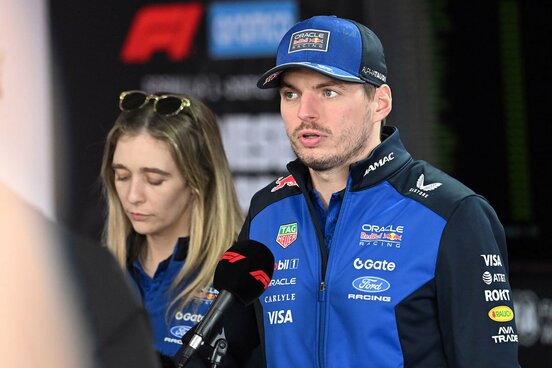 去就が注目されているレッドブルのフェルスタッペン（カメラ・秋山昌輝）