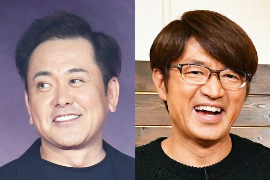 くりぃむしちゅー・有田哲平(左)と、さまぁ～ず・大竹一樹