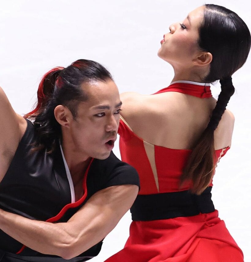  高橋大輔（左）と村元哉中ペア（東スポWeb）