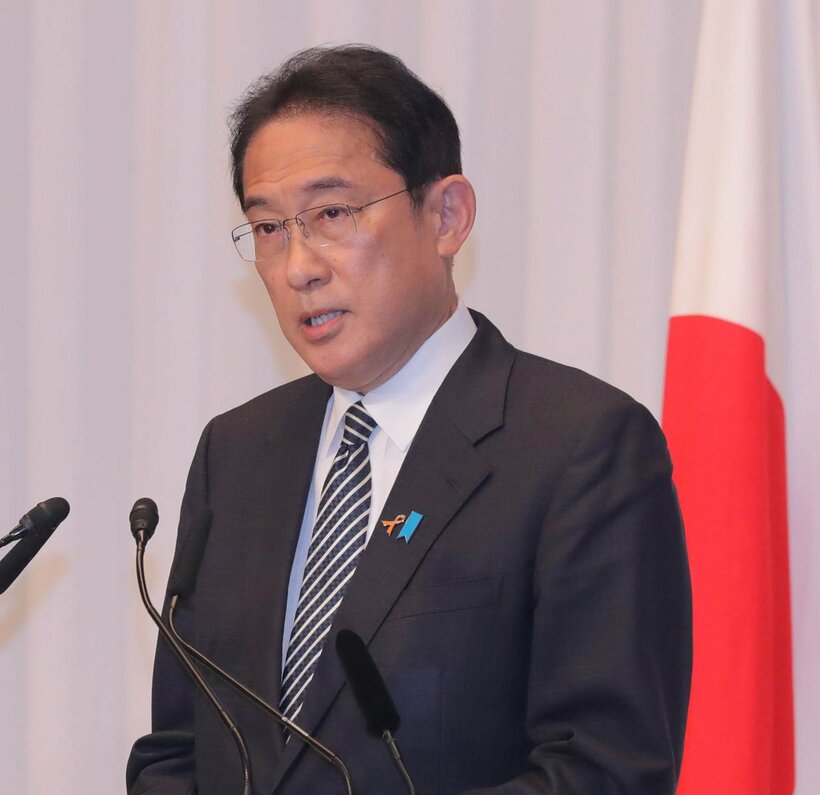  岸田文雄首相はどう対処するのか（代表撮影）