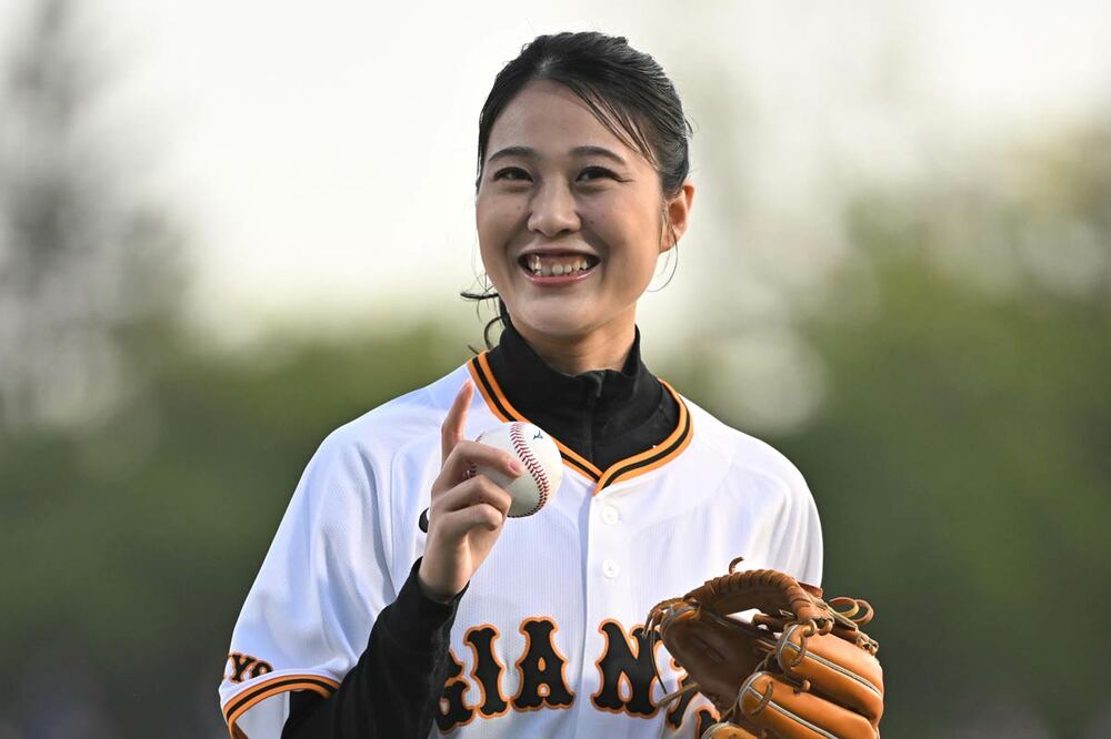 野球にウッキウキの丸山希