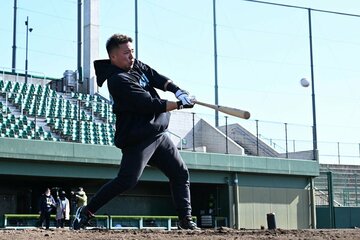 手応えをつかんだ打撃フォームを体に染み込ませているソフトバンク・山川穂高