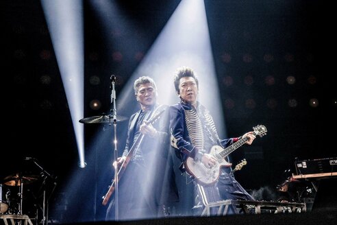 吉川晃司と布袋寅泰のユニット「COMPLEX」が行ったライブが