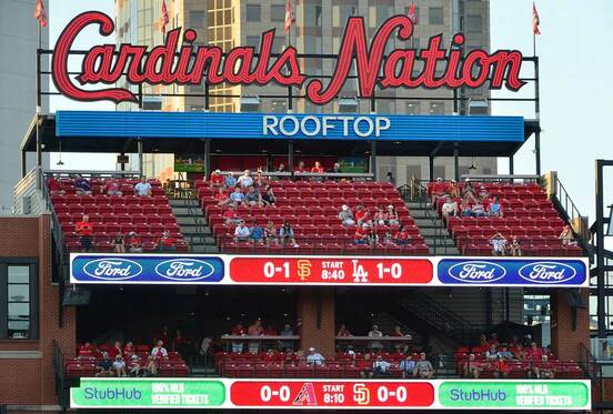 カージナルスの本拠地、ブッシュ・スタジアム（ロイター＝USA TODAY Sports）