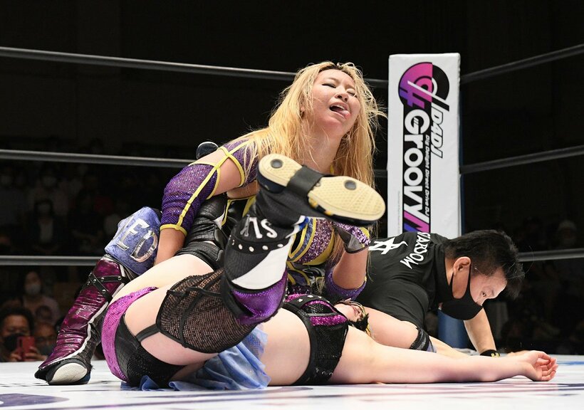  極悪殺法で３カウントを奪った渡辺桃（東スポWeb）