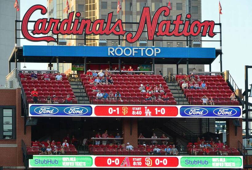 カージナルスの本拠地、ブッシュ・スタジアム（ロイター＝USA TODAY Sports）