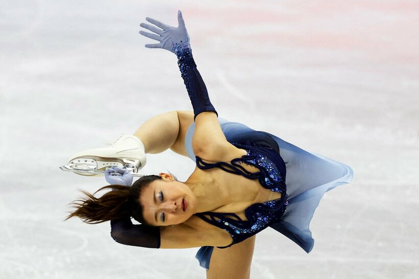 首位発進の坂本花織（ロイター）