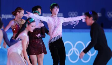  エキシビションに出場した羽生(東スポWeb)