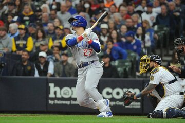  鈴木誠也（ロイター＝USA　TODAY　Sports）