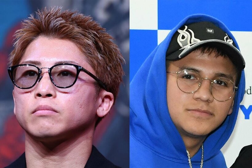 井上尚弥（左）とジェシー〝バム〟ロドリゲス