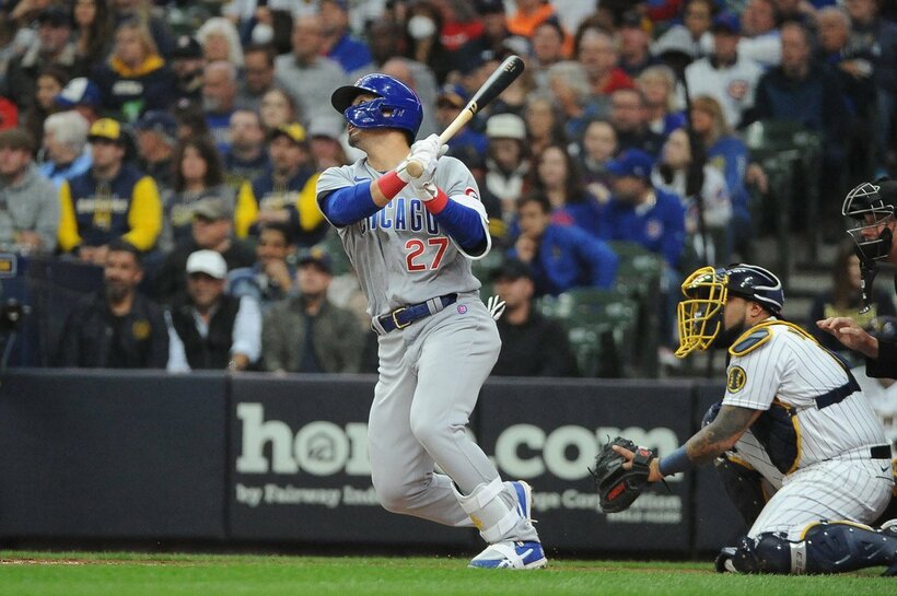  鈴木誠也（ロイター＝USA　TODAY　Sports）