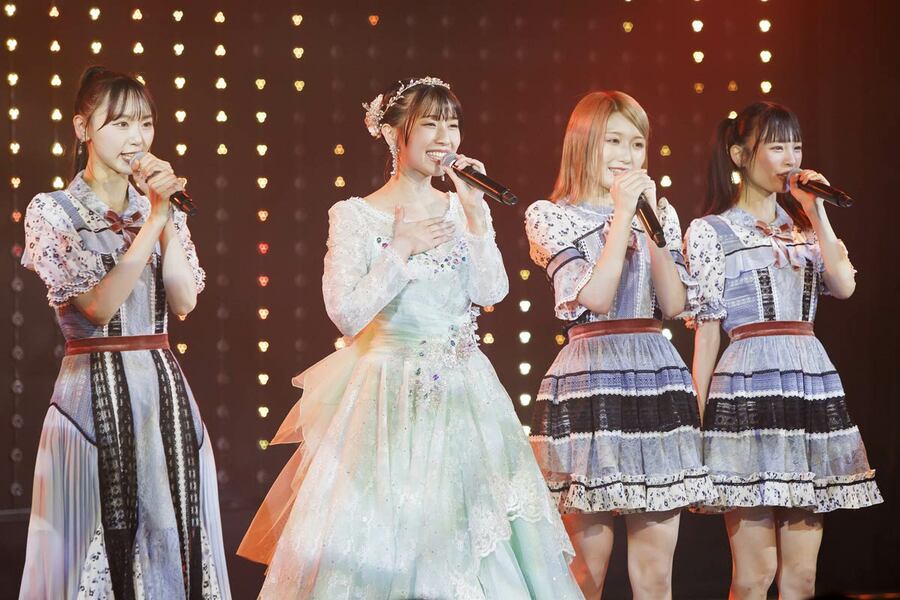 安部若菜が思いを込めて歌った(ⒸNMB48)