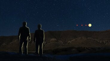 マザー・オーブが赤いオーブを発射(連邦情報機関の職員らの証言に基づきFBIが作成したデジタル画像=国防総省から)