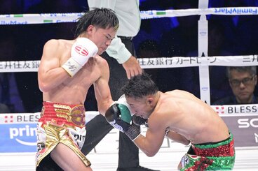 井上拓真(右)へのリベンジに失敗した那須川天心