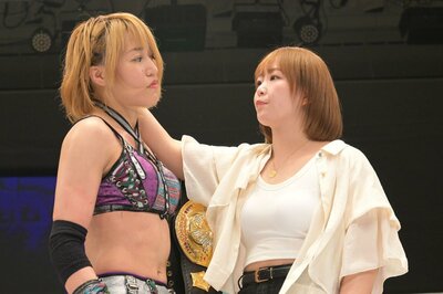 写真：【スターダム】Sareee 後楽園に電撃登場も…先に英国でのV1戦