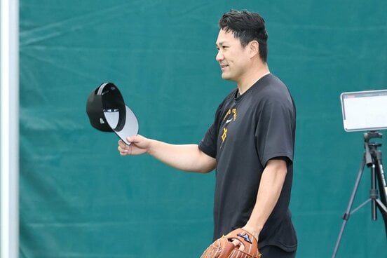 キャンプを打ち上げた田中将大