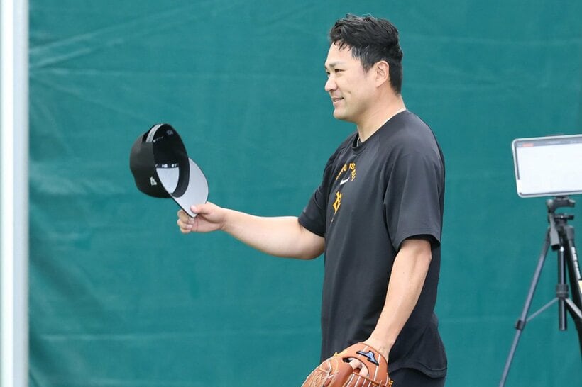 キャンプを打ち上げた田中将大