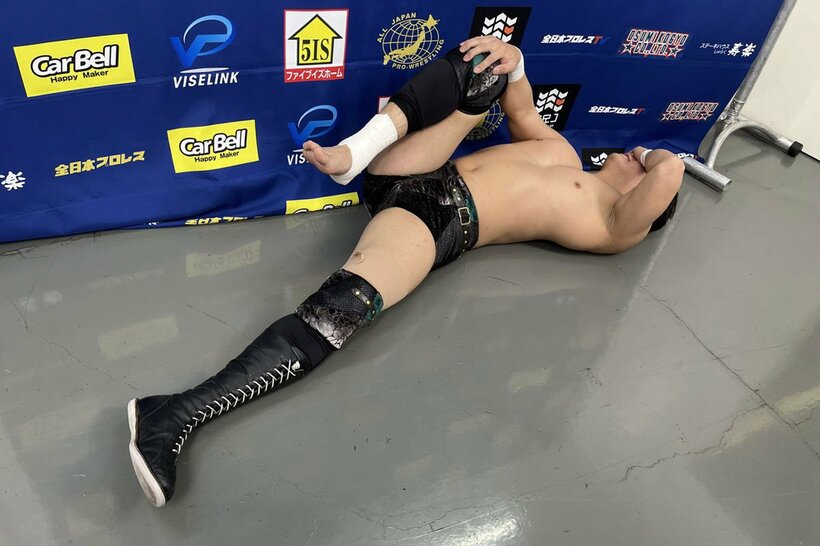 タロース戦で右足を負傷していた安齊勇馬