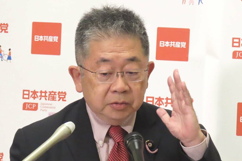 日本共産党の小池晃書記局長