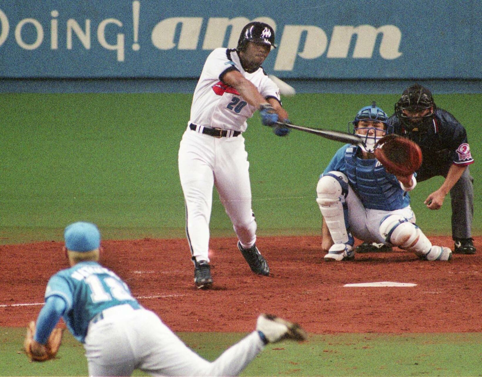 松坂大輔から５５号を放ったローズ（２００１年９月）