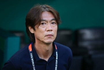 韓国代表の韓国洪明甫監督（ロイター）