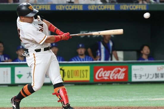 プロ初安打を放った浅野