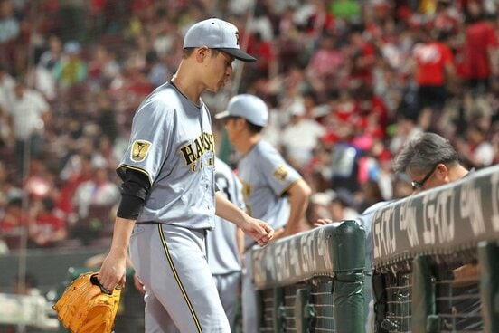 この日も「お得意様」の広島相手に、苦しい投球となった阪神・大竹耕太郎