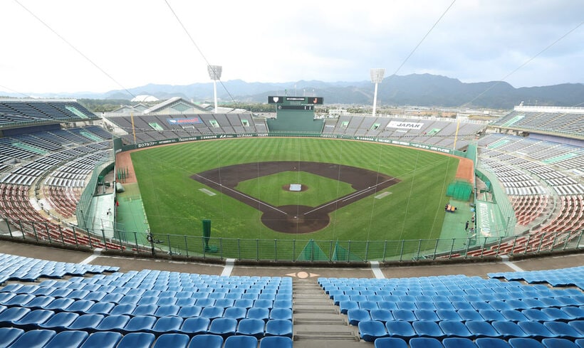 ＷＢＣ日本代表合宿が行われている宮崎・サンマリンスタジアム