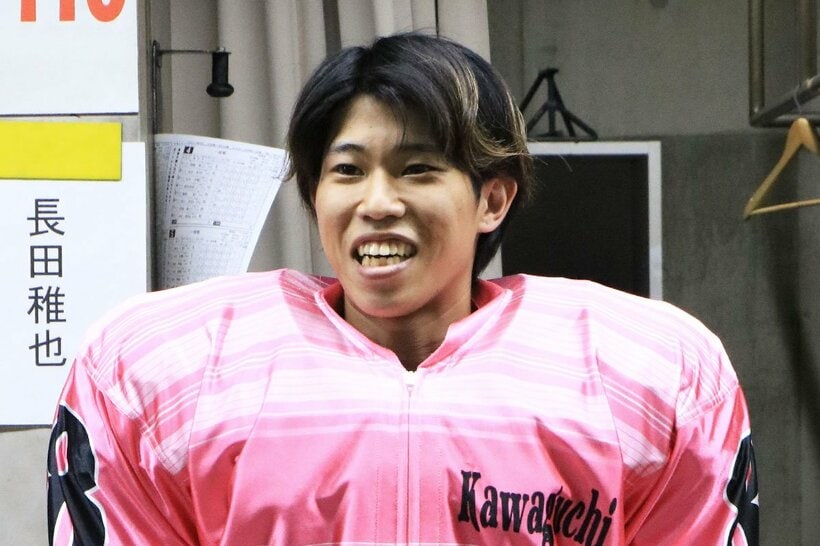 準決を１着でクリアした長田稚也