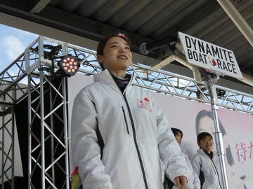 オープニングセレモニーに出席した奥村明日香