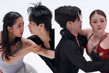 (左から)櫛田育良、島田高志郎、西山真瑚、紀平梨花