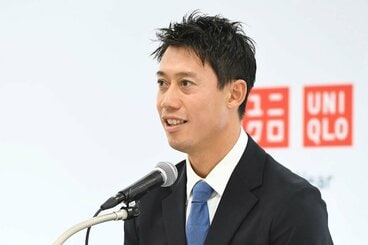 引退会見を行った錦織圭