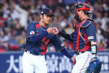 侍ジャパンのサポートメンバーとして、阪神との強化試合では９回を締めた中日・根尾昂