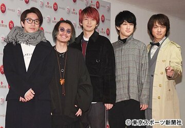  関ジャニ∞（左から）村上信五、安田章大、大倉忠義、横山裕、丸山隆平