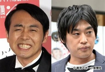  好感度１位の田中（左）と最下位の村上