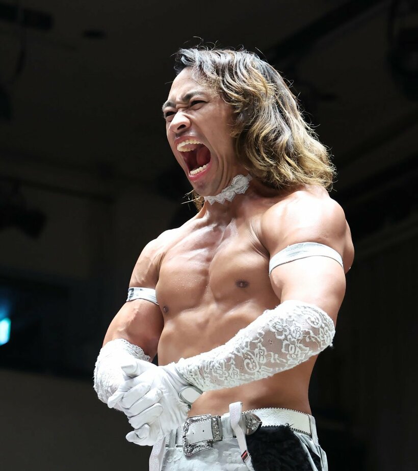 プロレス界随一の肉体美の持ち主でもある豹