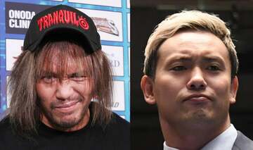  内藤哲也(左）とオカダ・カズチカ（東スポWeb）