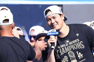 ２４年、満票でMVPに選出された大谷翔平