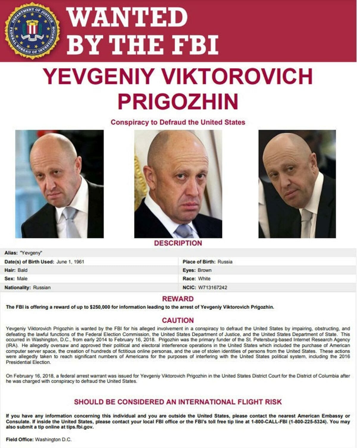 プーチン大統領 プリゴジン氏の暗殺を白状すればFBIから25万ドル獲得 | 東スポWEB