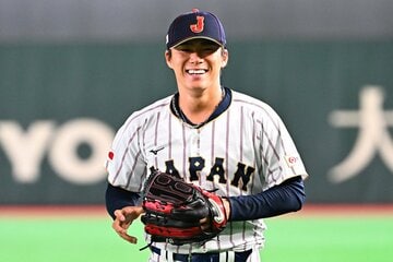 台湾戦に先発する山本由伸