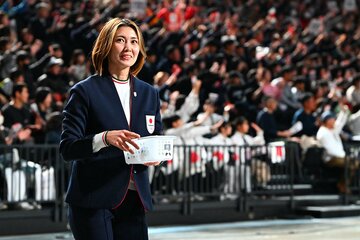 壮行会に出席した吉村紗也香