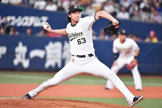 ８回に登板したオリックス・山崎颯一郎