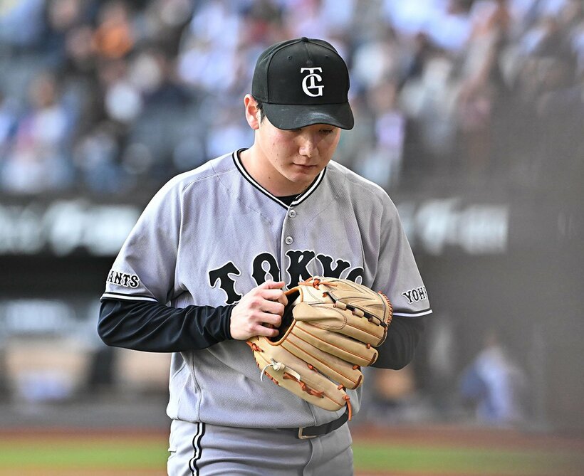 自己最長の８回を投げぬいた巨人・竹丸和幸