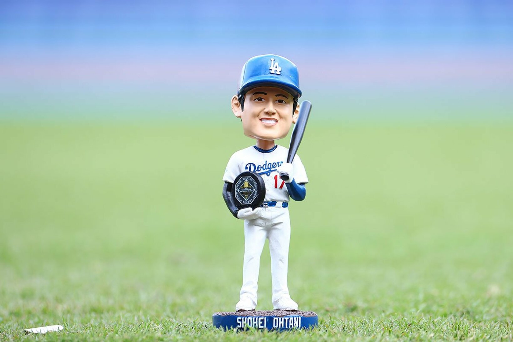 ４月に配布された大谷翔平のボブルヘッド